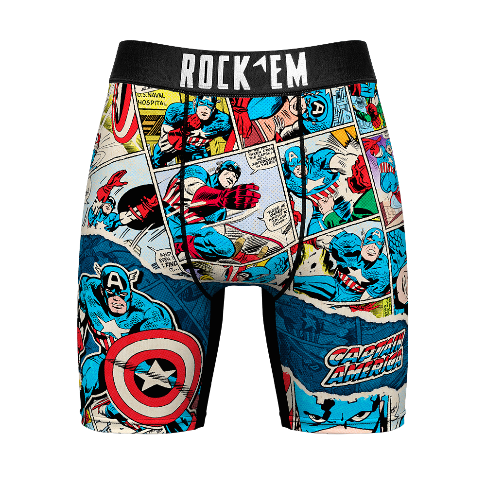 Boxer Briefs - Captain America - Off Panel - {{variant_title}}