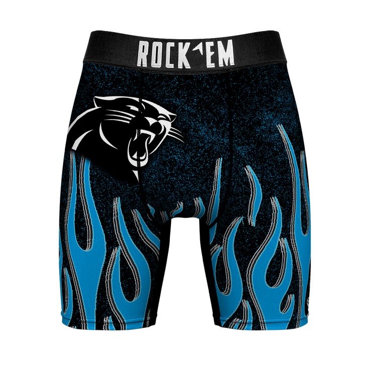 Carolina Panthers - 3D Flames – Front