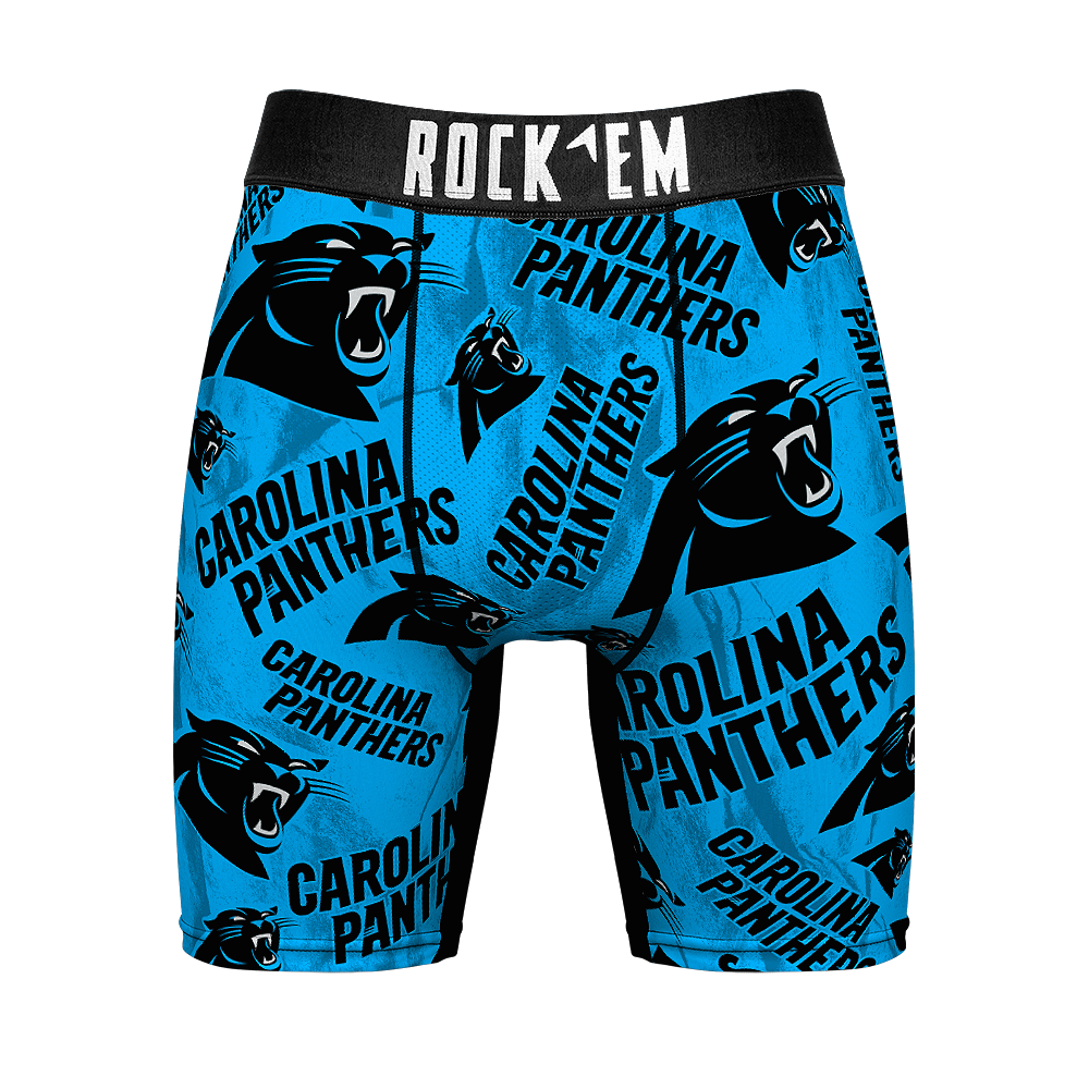 Boxer Briefs - Carolina Panthers - Logo All-Over - {{variant_title}}