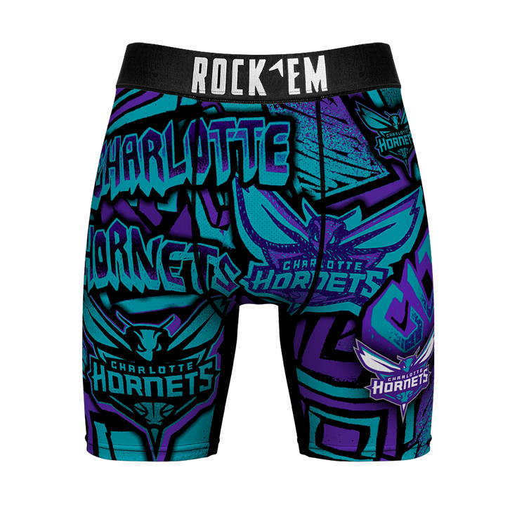 Charlotte Hornets - Sketched – Front