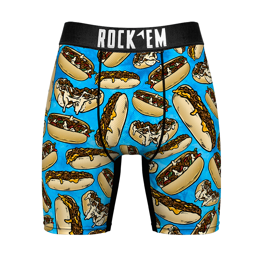 Boxer Briefs - Cheesesteaks All-Over - {{variant_title}}