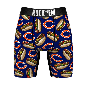 Boxer Briefs - Chicago Bears - Chicago Style Hot Dogs
