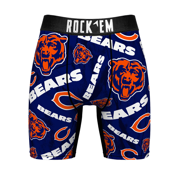 Boxer Briefs - Chicago Bears - Logo All-Over - {{variant_title}}
