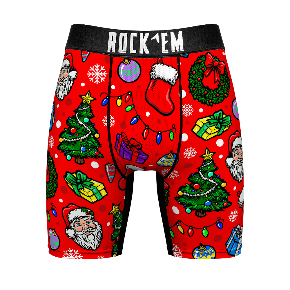 Boxer Briefs - Christmas All-Over - {{variant_title}}