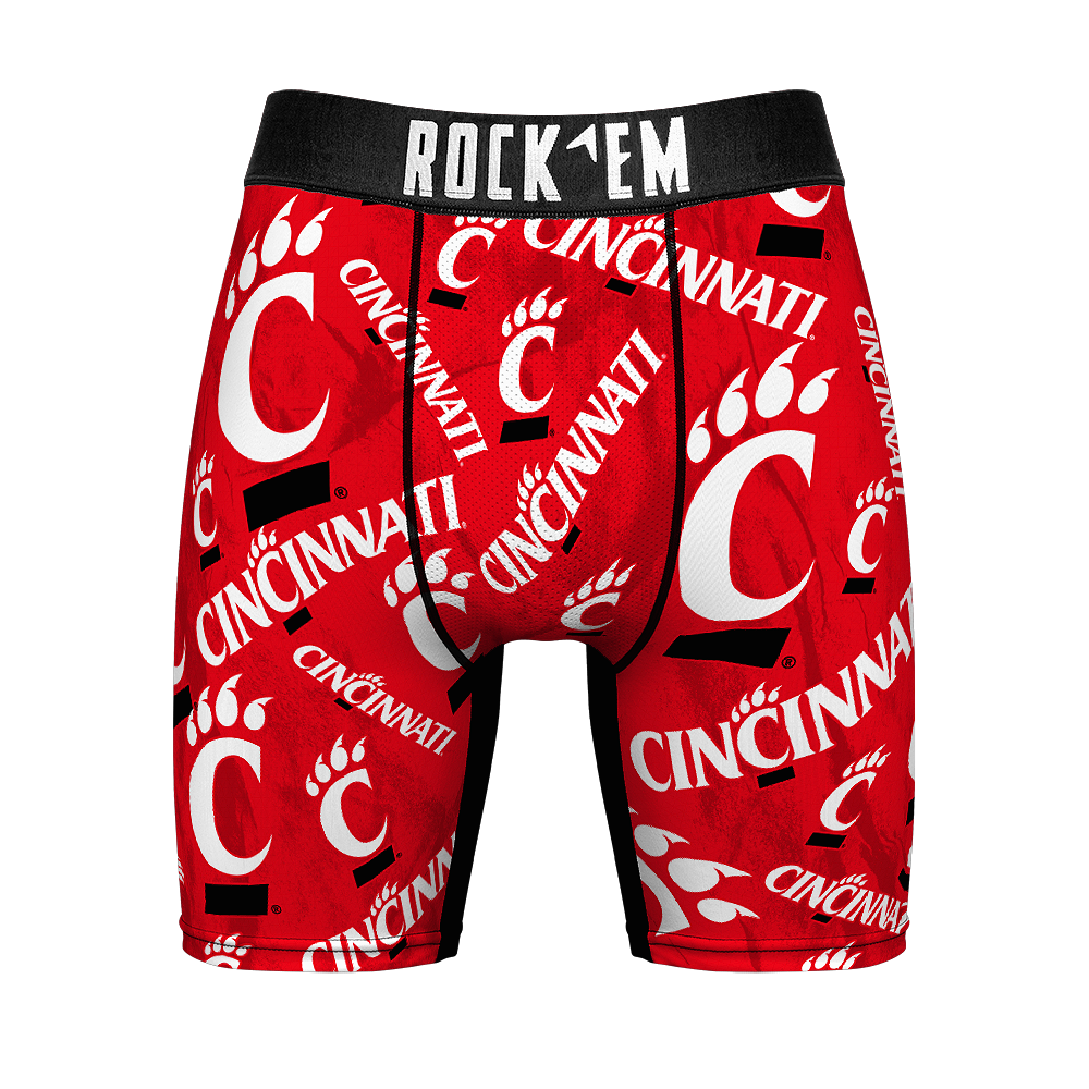 Boxer Briefs - Cincinnati Bearcats - Logo All-Over - {{variant_title}}