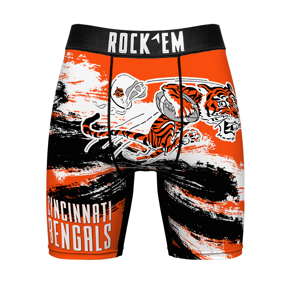 Boxer Briefs - Cincinnati Bengals - Throwback Paint - {{variant_title}}