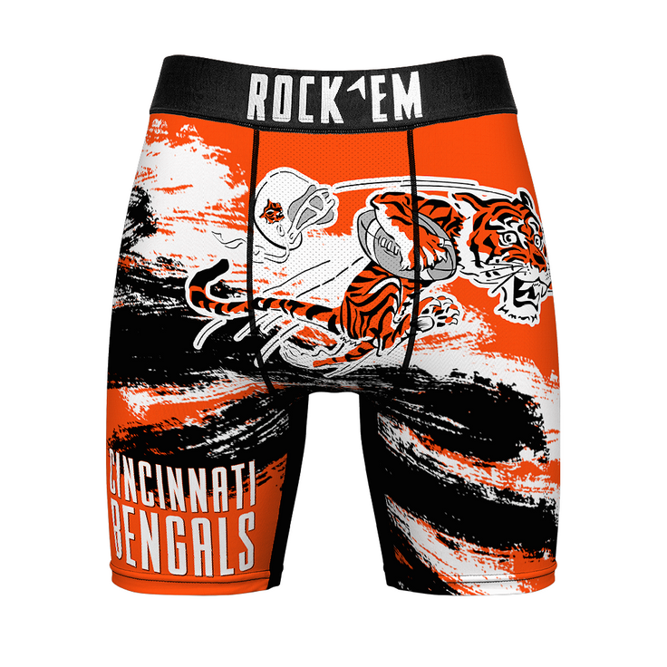 Boxer Briefs - Cincinnati Bengals - Throwback Paint - {{variant_title}}