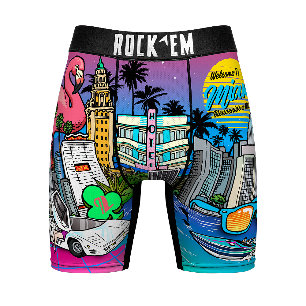 Boxer Briefs - Greetings From Miami - {{variant_title}}