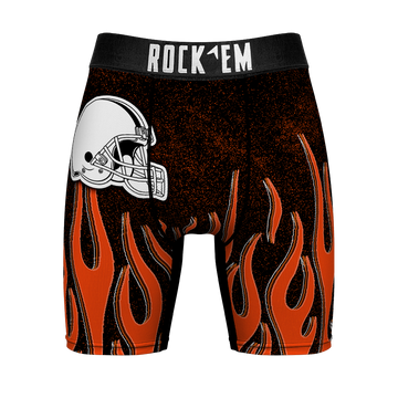 Cleveland Browns - 3D Flames