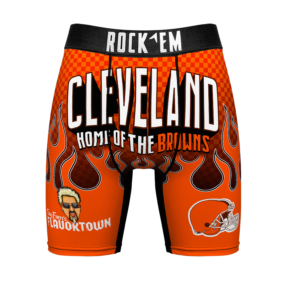 Boxer Briefs - Cleveland Browns - Guy Fieri Flavor Flames - {{variant_title}}