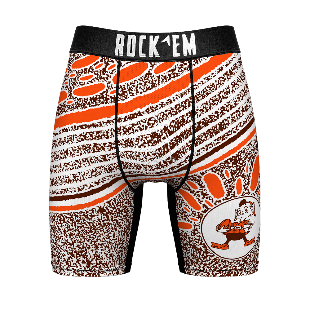 Boxer Briefs - Cleveland Browns - Throwback Splash - {{variant_title}}