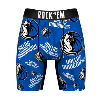 Boxer Briefs - Dallas Mavericks - Logo All-Over