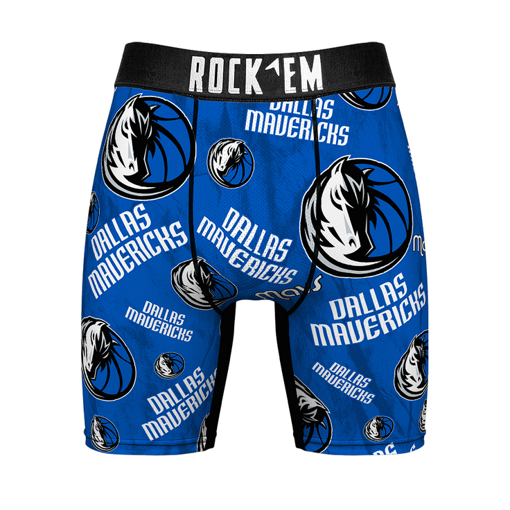 Boxer Briefs - Dallas Mavericks - Logo All-Over - {{variant_title}}