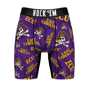 Boxer Briefs - ECU Pirates - Logo All-Over