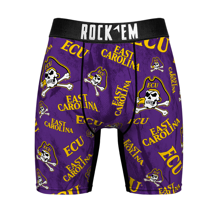 Boxer Briefs - ECU Pirates - Logo All-Over - {{variant_title}}
