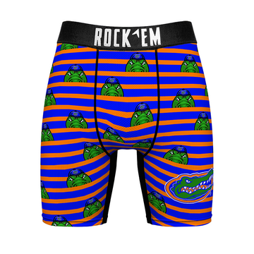Boxer Briefs - Florida Gators - Peek-A-Boo Stripes