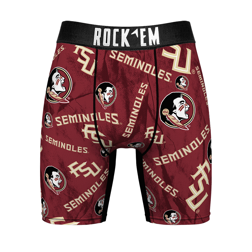 Boxer Briefs - Florida State Seminoles - Logo All-Over - {{variant_title}}