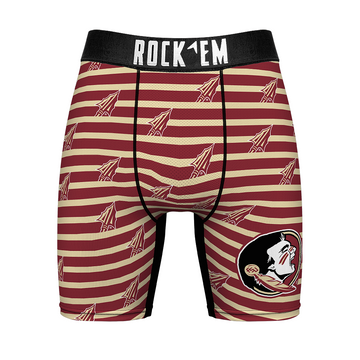 Boxer Briefs - Florida State Seminoles - Peek-A-Boo Stripes