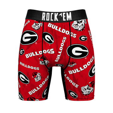 Boxer Briefs - Georgia Bulldogs - Logo All-Over