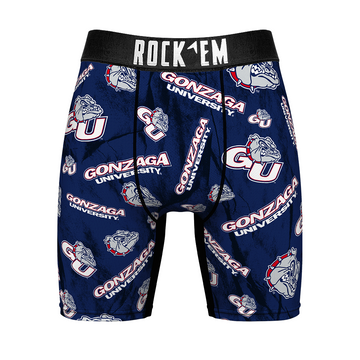 Boxer Briefs - Gonzaga Bulldogs - Logo All-Over