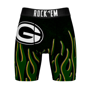 Green Bay Packers - 3D Flames