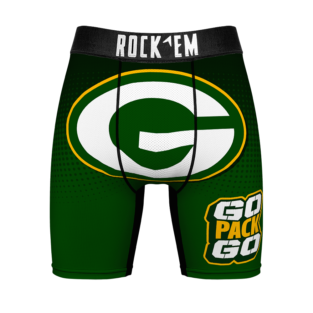 Boxer Briefs - Green Bay Packers - Slogan - {{variant_title}}