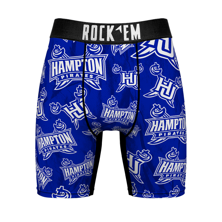 Hampton Pirates - Logo All Over – Front