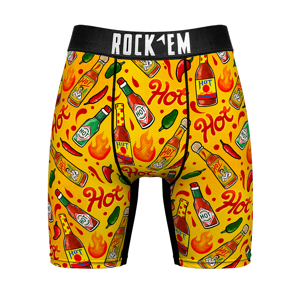 Boxer Briefs - Hot Sauce All-Over - {{variant_title}}