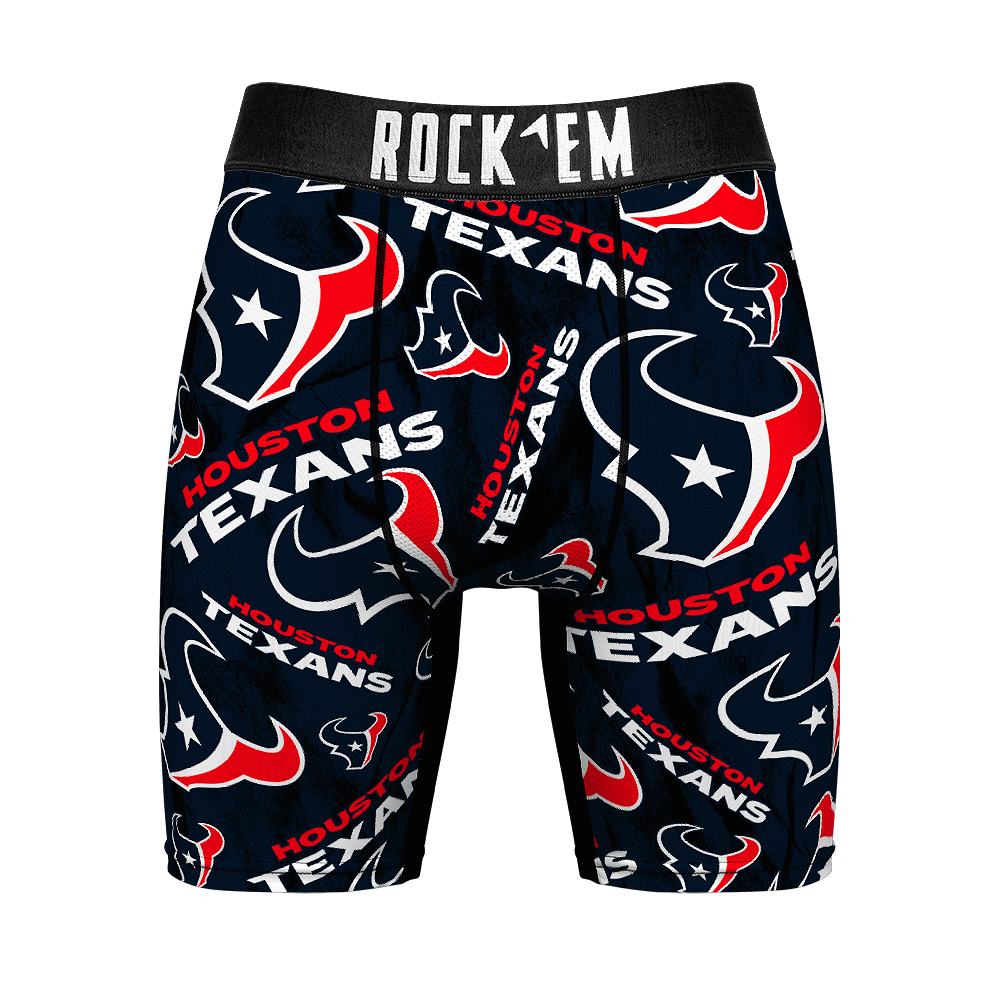 Boxer Briefs - Houston Texans - Logo All-Over - {{variant_title}}