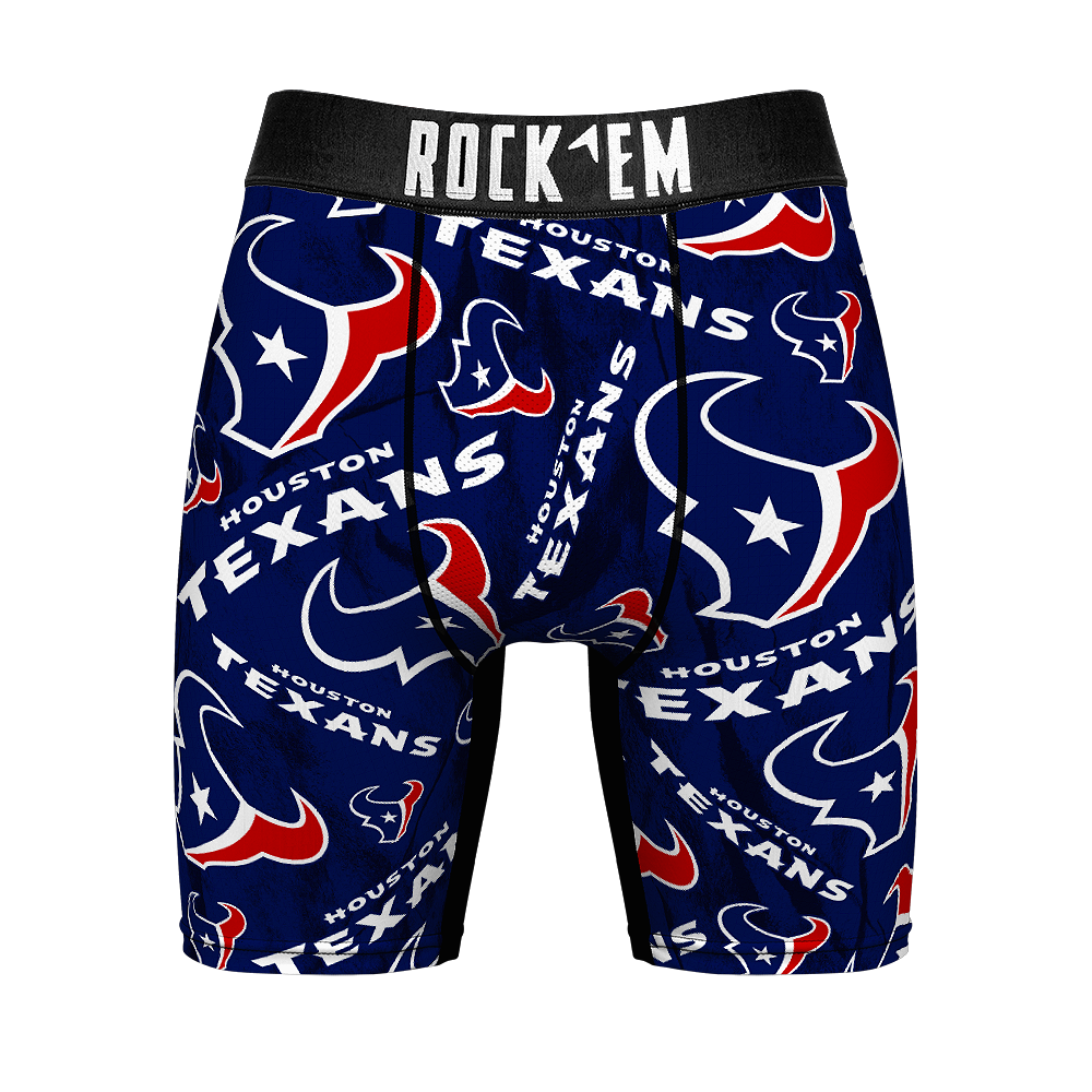 Boxer Briefs - Houston Texans - Logo All-Over - {{variant_title}}