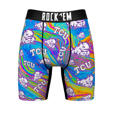 Boxer Briefs - TCU Horned Frogs - Hypnotoad All-Over