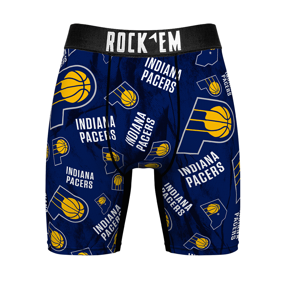 Boxer Briefs - Indiana Pacers - Logo All-Over - {{variant_title}}