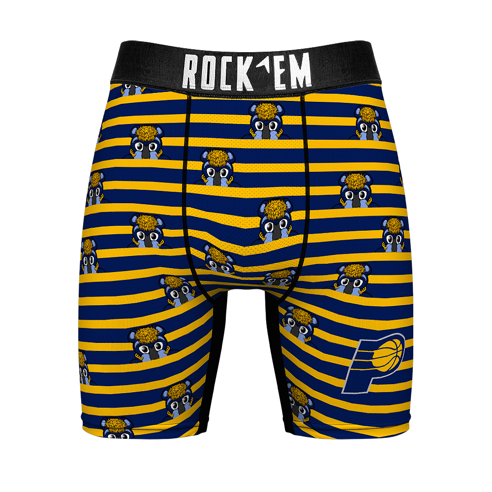 Boxer Briefs - Indiana Pacers - Peek-A-Boo Stripes - {{variant_title}}