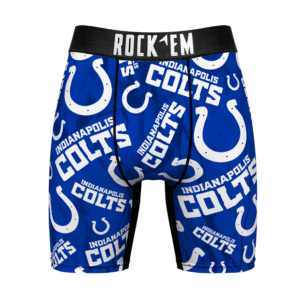 Boxer Briefs - Indianapolis Colts - Logo All-Over - {{variant_title}}