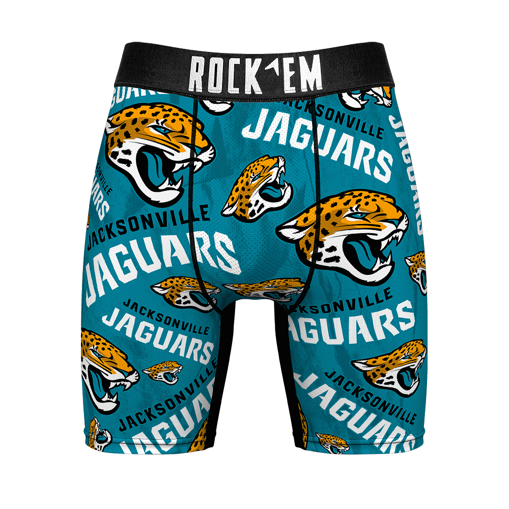 Boxer Briefs - Jacksonville Jaguars - Logo All-Over - {{variant_title}}