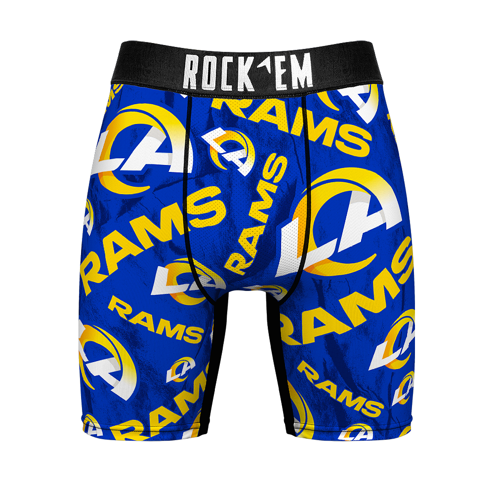Boxer Briefs - Los Angeles Rams - Logo All-Over - {{variant_title}}