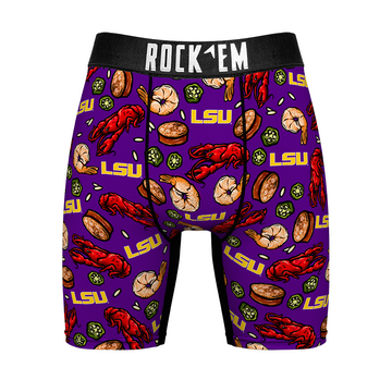Boxer Briefs - LSU Tigers - Gumbo All-Over