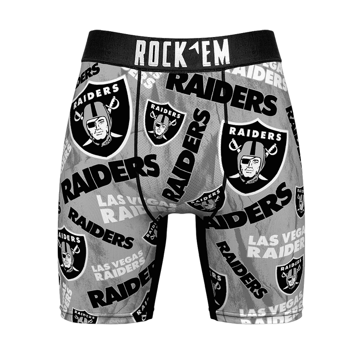Boxer Briefs - Las Vegas Raiders - Logo All-Over - {{variant_title}}