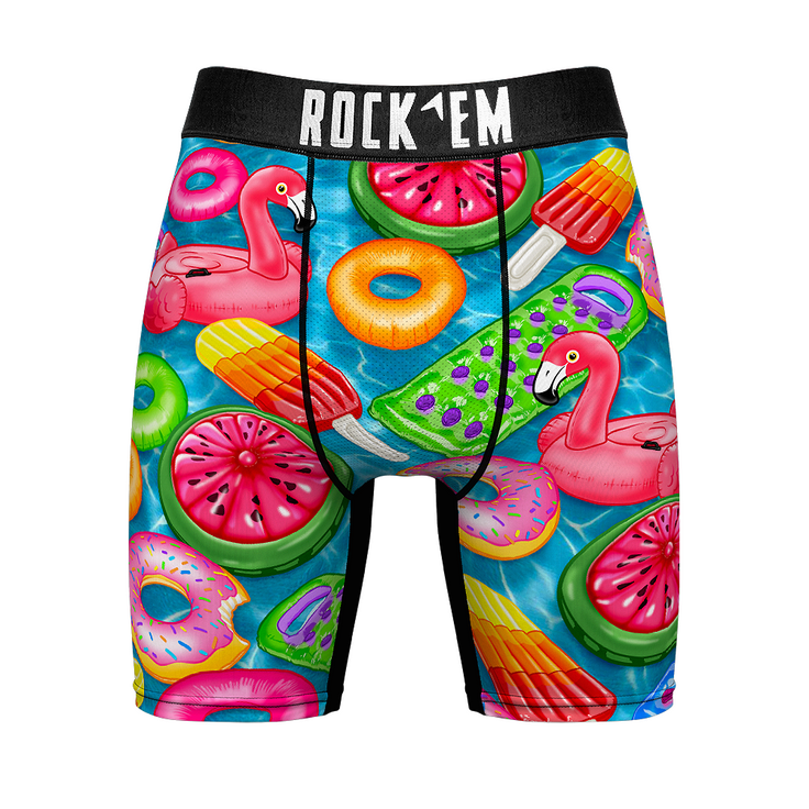 Boxer Briefs - Pool Floaties All-Over - {{variant_title}}