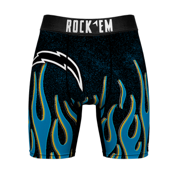 Los Angeles Chargers - 3D Flames
