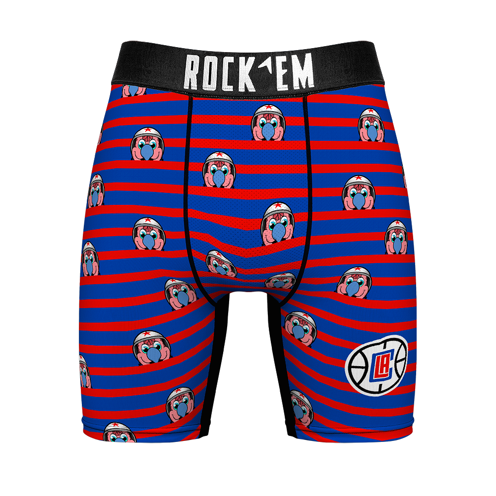 Boxer Briefs - Los Angeles Clippers - Peek-A-Boo Stripes - {{variant_title}}