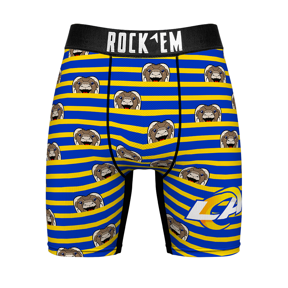 Boxer Briefs - Los Angeles Rams - Peek-A-Boo Stripes - {{variant_title}}