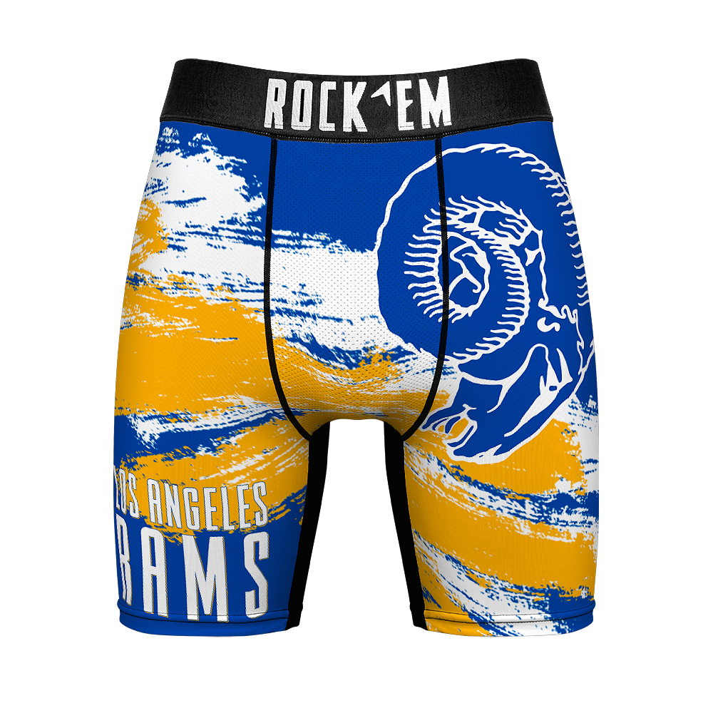 Boxer Briefs - Los Angeles Rams - Throwback Paint - {{variant_title}}