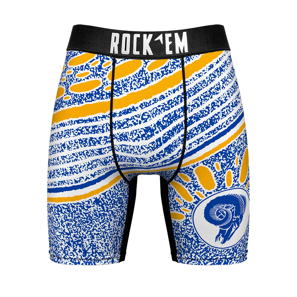 Boxer Briefs - Los Angeles Rams - Throwback Splash - {{variant_title}}