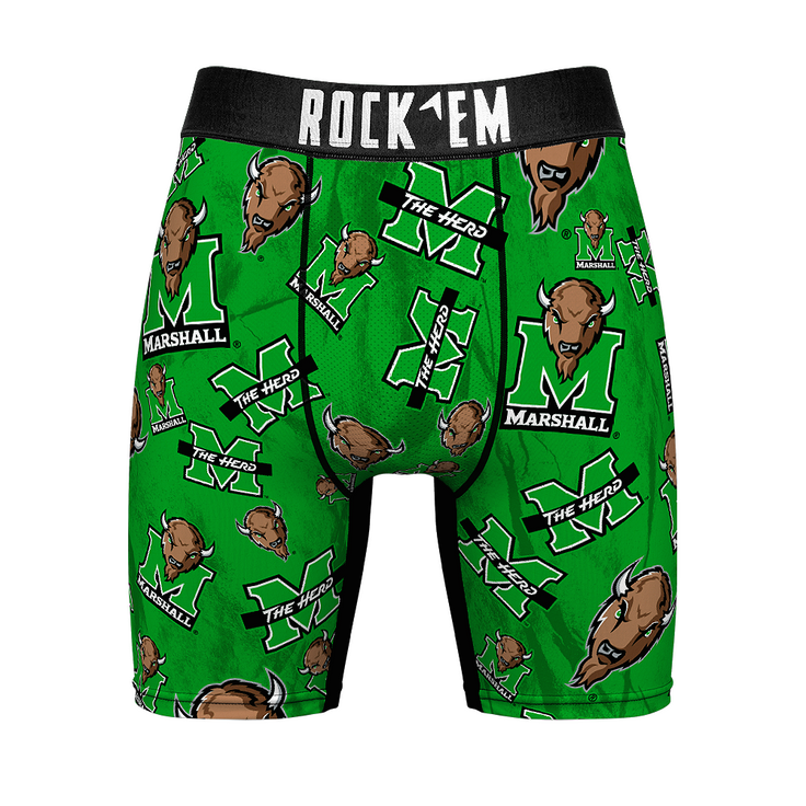 Boxer Briefs - Marshall Thundering Herd - Logo All-Over - {{variant_title}}