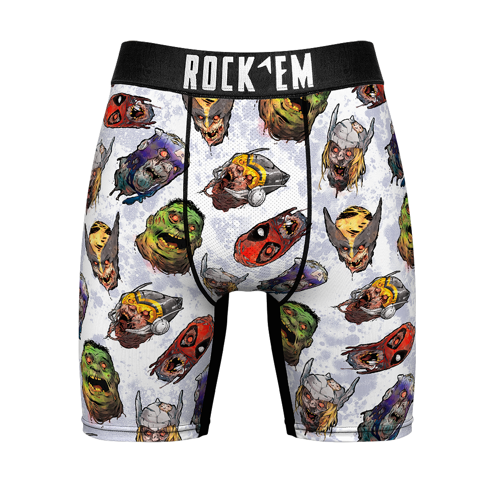 Boxer Briefs - Marvel Zombies - Heads All-Over - {{variant_title}}