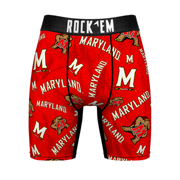 Boxer Briefs - Maryland Terrapins - Logo All-Over