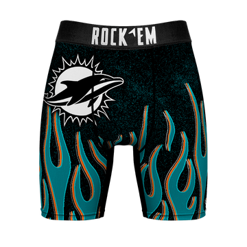 Miami Dolphins - 3D Flames