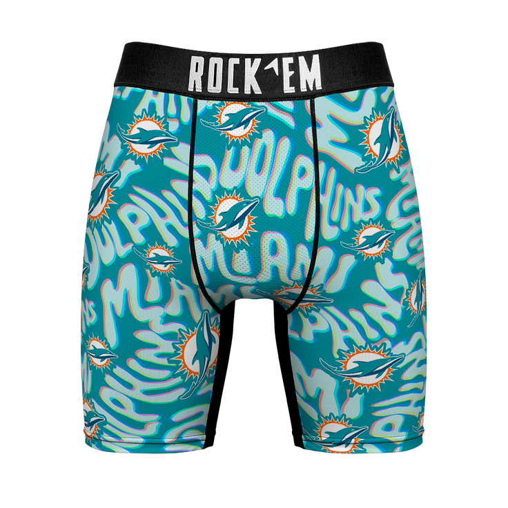 Miami Dolphins - Twisted Wordmark – Front