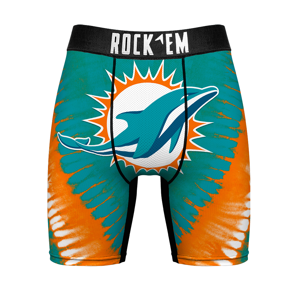 Boxer Briefs - Miami Dolphins - V Shape Tie Dye - {{variant_title}}